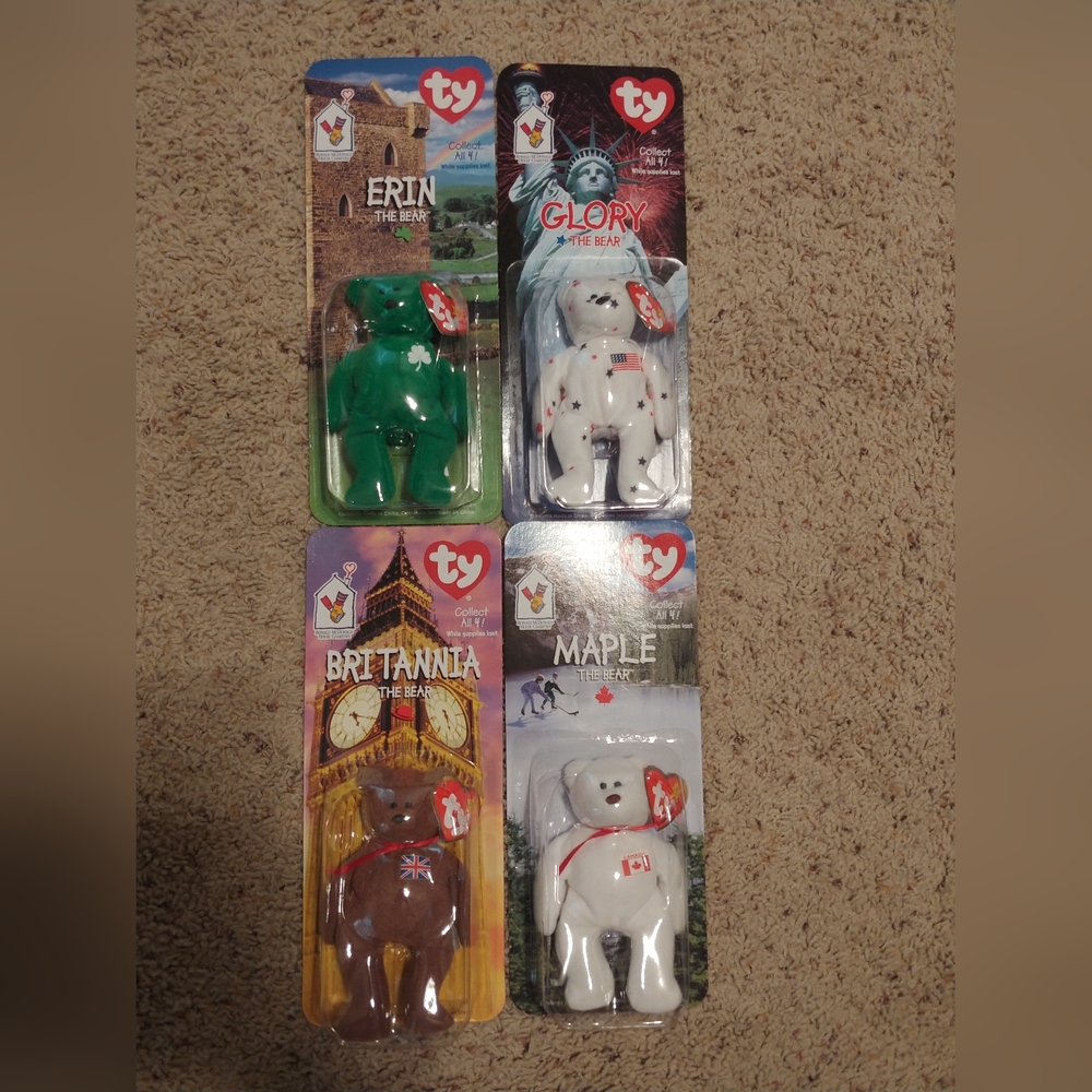 Ty Beanie Baby set of 4